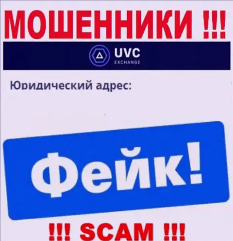 Данные на сайте UVCExchange Com о юрисдикции организации - обман, не позволяйте себя одурачить