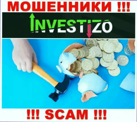 Investizo - это internet-мошенники, можете утратить абсолютно все свои вложенные деньги