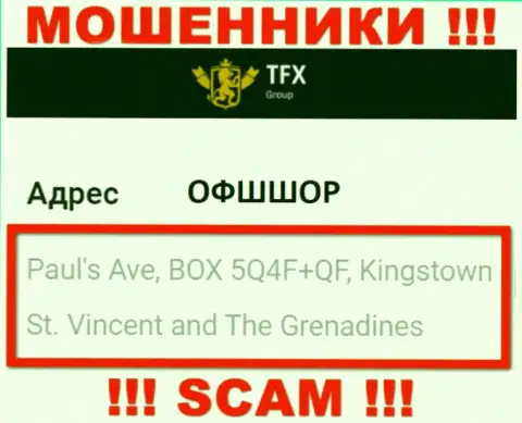 Не имейте дело с ТФХ Групп - данные интернет-ворюги отсиживаются в оффшорной зоне по адресу: Paul's Ave, BOX 5Q4F+QF, Kingstown, St. Vincent and The Grenadines