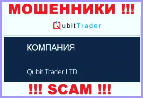 Qubit Trader - это шулера, а управляет ими юр. лицо Qubit Trader LTD