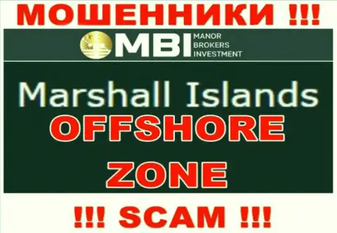 Контора МанорБрокерс Инвестмент - это интернет мошенники, находятся на территории Маршалловы острова, а это оффшорная зона