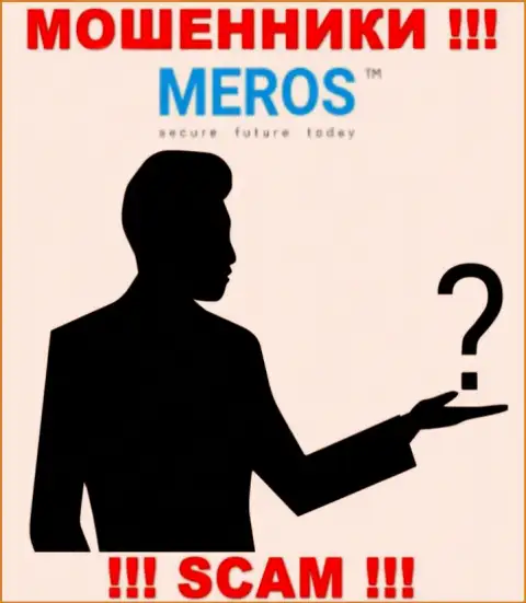 Инфы о непосредственном руководстве организации Meros TM найти не удалось - именно поэтому рискованно совместно работать с этими internet-ворюгами