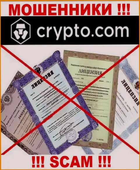 Невозможно нарыть сведения о лицензии мошенников КриптоКом - ее просто не существует !!!