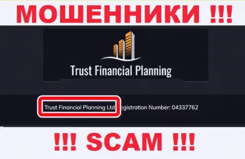 Trust Financial Planning Ltd - это руководство преступно действующей конторы Траст Файнэншл Планнинг