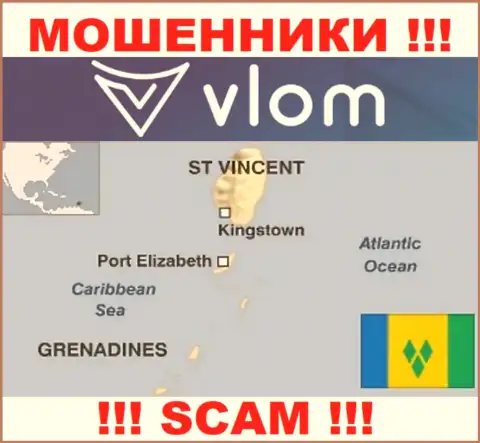 Влом пустили свои корни на территории - Saint Vincent and the Grenadines, избегайте совместного сотрудничества с ними