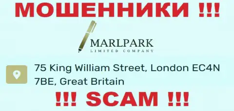 Адрес MARLPARK LIMITED, представленный у них на интернет-портале - ненастоящий, будьте очень внимательны !!!
